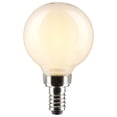 thumbnail image 2 of Satco 4.5w G16.5 Globe Filament LED 2700K Candelabra Base Dimmable - 40w equiv, 2 of 4