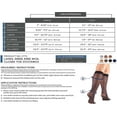 thumbnail image 4 of Truform Sheer Compression Stockings, 15-20 mmHg, Women's Knee High Length, 20 Denier, Nude, Medium, 4 of 4