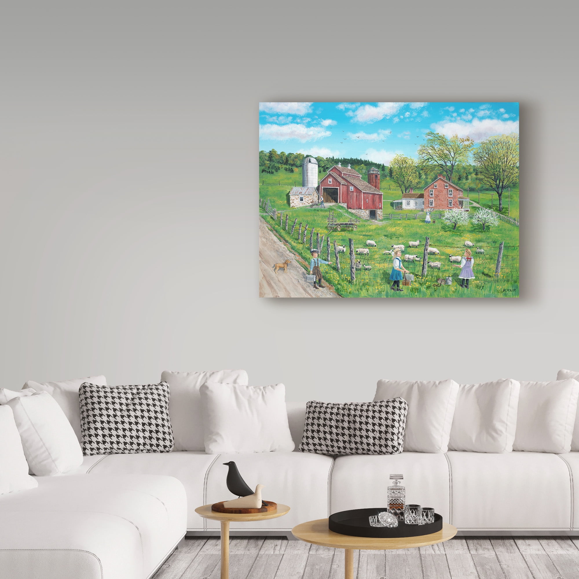 Trademark Fine Art 'Thats My Lamb' Canvas Art by Bob Fair