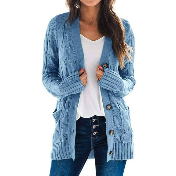 Sweaters Womens Open Sleeve Knit Boho Long Patchwork Coat Cardigan Pockets Front Sweater