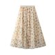 thumbnail image 1 of TRKIYQC Falda de Malla para Mujer con Cintura Elástica, Patrón de Puntos Multicapa Estilo Dulce Ropa de Verano TRKIYQC perder, 1 of 7