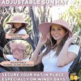 thumbnail image 2 of sun blocker women's travel sun hat upf 50+ large brim beach neck flap hat, 2 of 6