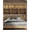 thumbnail image 6 of SHENIFY large 24x36in3pcs Natural Framed Home Family Wall Decor Farmhouse Sign Wall Hanging Decor Rustic Netural Quotes Prints Artwork for Home Dining Room Kitchen, 6 of 6
