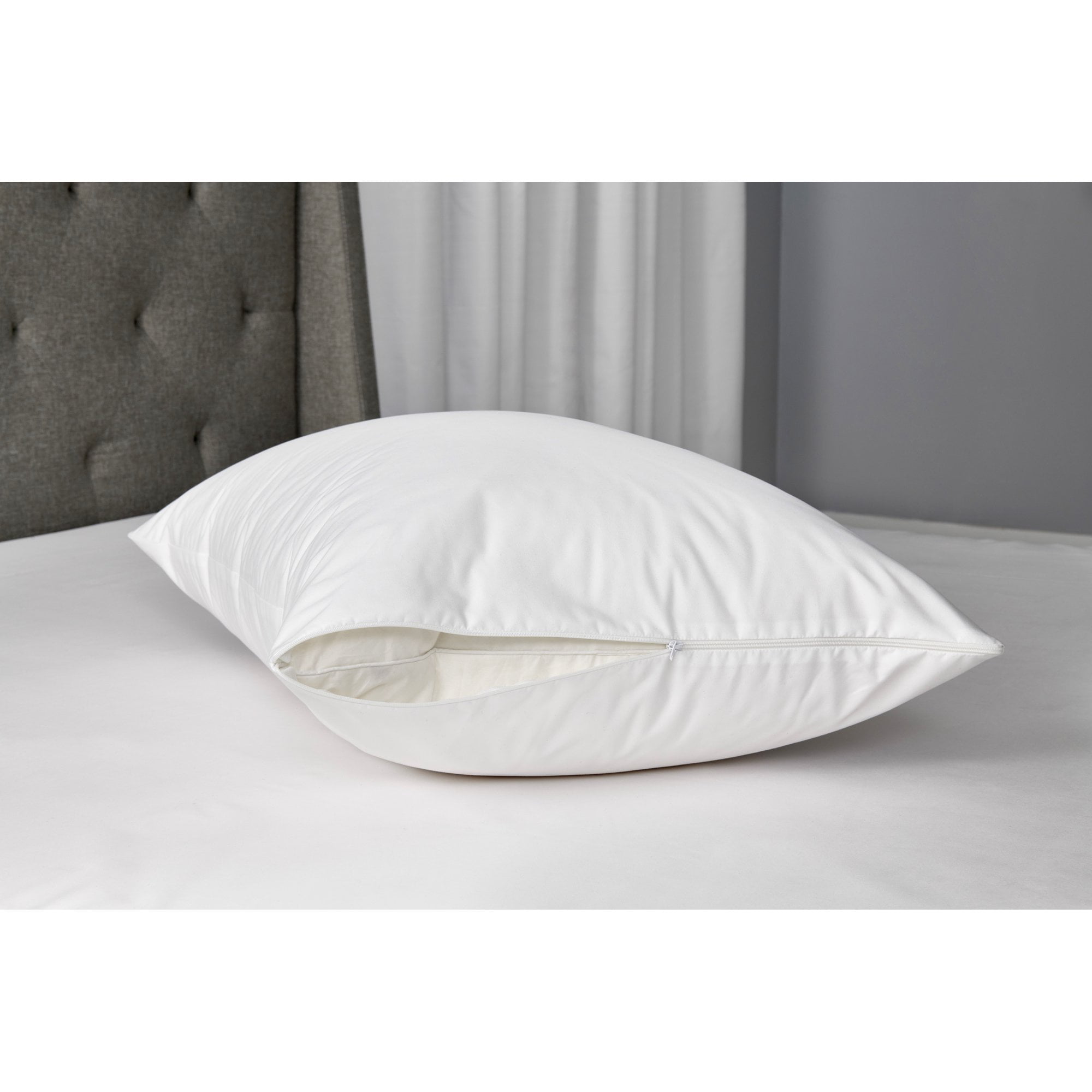 Mainstays Waterproof and Anti-Allergen Pillow Protector, Standard/Queen, 2 Pack