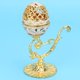 thumbnail image 2 of Vintage Enameled Easter Egg Diamante Jewelry Organizer Trinket Box Decoration Gift, 2 of 4