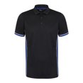 thumbnail image 3 of Finden & Hales Mens TopCool Short Sleeve Contrast Polo Shirt, 3 of 3