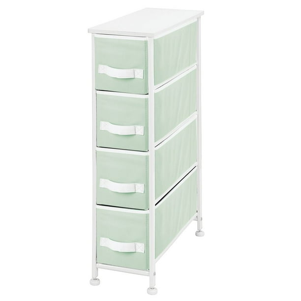 mDesign Narrow Storage Dresser Furniture Unit Slim Standing Organizer