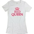 thumbnail image 2 of Crown Red Queen Printed Design Lady Shirt Graphic T-Shirt Soft and Comfy Shirt, Lightweight Shirt White Short Sleeve Tee X-Large, 2 of 3