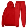 thumbnail image 5 of MLQIDK 2 Piece Set Men's Track Suits Fleece Hoodie and Sweatpants Workout Gym Jogging Suit Lounge Outfit Casual Athletic Sweatsuits Big and Tall Winter Suit Sets Dark Blue M, 5 of 5