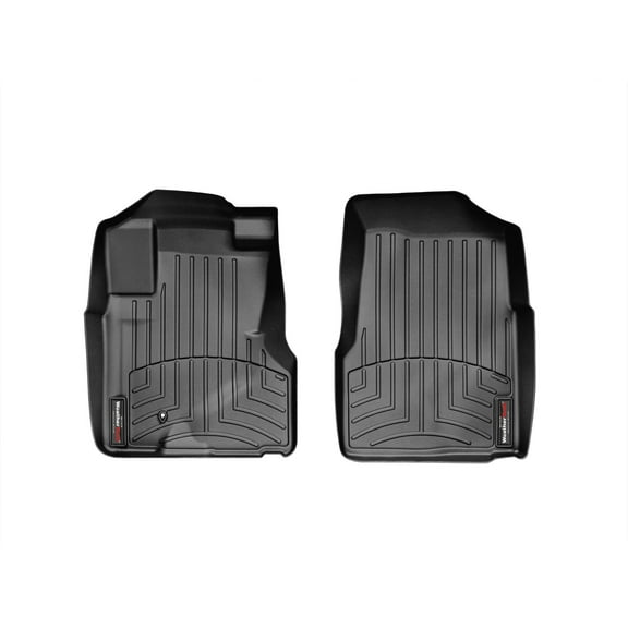 WeatherTech Custom Fit FloorLiners compatible with 2005-2006 Honda CR-V - 1st Row (Driver & Passenger), Black