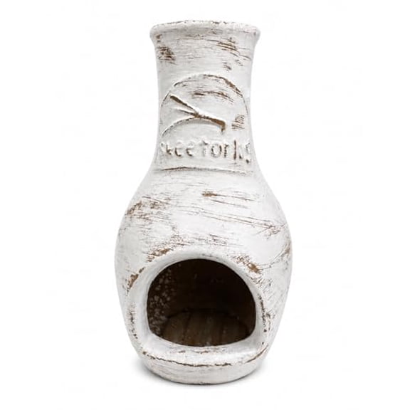 Skeeterlog Chiminea Kit – Lambs Wool – Clay Outdoor Firewood