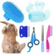 thumbnail image 1 of Rabbit Grooming Kit, 6 Counts/set Pet Hair Brush & Nail Clipper & Nail File & Comb, Professional Pet Grooming Tool for Small Animals, 1 of 8