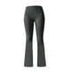 thumbnail image 1 of Gibobby Leggings yoga mujer Moda de mujer Europa y Unidos No T Line Medias de pierna ancha Levantamiento de cadera Yoga Flare Cintura alta Pantalone(Gris oscuro,CH), 1 of 5
