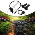 thumbnail image 4 of Juego de cables para puños del acelerador de motocicleta, 7/8" (22 mm), repuesto para moto Negro, 4 of 9