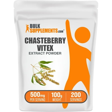 BulkSupplements Chasteberry Extract Powder - 500mg per Serving - 100 Grams (3.5 oz) - 200 Servings
