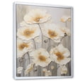 thumbnail image 2 of Designart "Buttercup Meadows On Grey Scale III" Buttercups Floater Framed Canvas Prints, 2 of 5