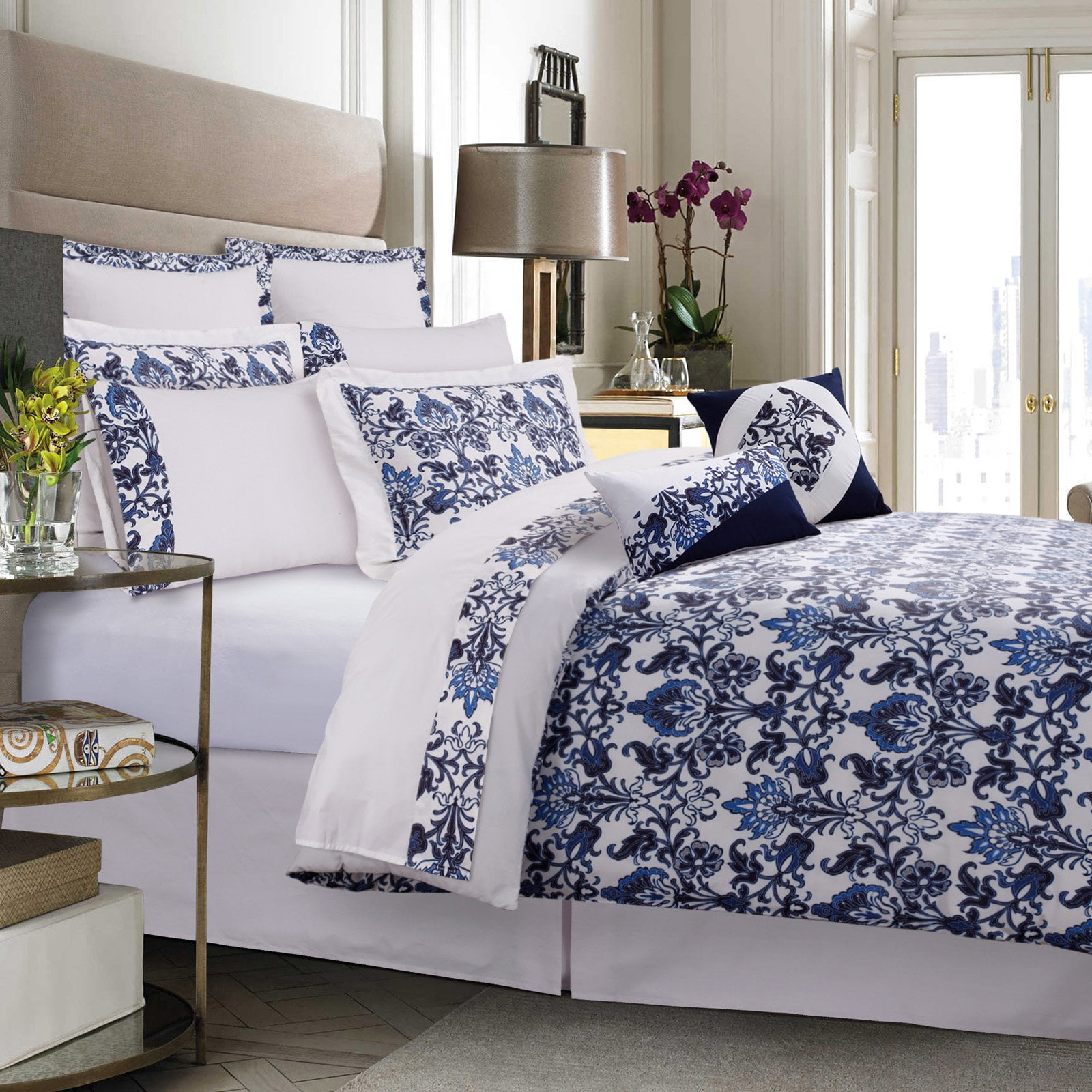 Tribeca Living 300TC Egyptian Cotton Percale Catalina Cotton 12Piece