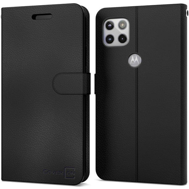 Coveron For Motorola Moto One 5g Ace Wallet Case Moto G 5g Case Rfid Blocking Vegan Leather 6x Card Slot Holder Cover Flip Folio Phone Pouch Black Walmart Com Walmart Com