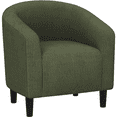 thumbnail image 2 of Renwick Upholstered Corduroy Accent Chair for Living Room, Dark Green, 2 of 10