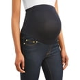 thumbnail image 3 of Maternity Oh! Mamma Flared Jean with Full Panel (Available in Multiple Colors), 3 of 4