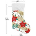 thumbnail image 2 of GZHJMY Christmas Stocking, Personalized Christmas Snowflake Large Candy Stocking Hanging Gift, Xmas Stockings Decoration 1 PCS for Family Holiday Party Ornaments Decor Fireplace, 2 of 7