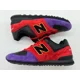 thumbnail image 1 of Vintage New Balance 574 Qcrowley Men 15D Encap Red Purple Black Croc Custom Shoe, 1 of 6