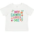 thumbnail image 3 of Inktastic My Auntie Loves Me Girls Girls Baby T-Shirt, 3 of 5