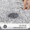 thumbnail image 6 of Findosom 4pcs Bathroom Rugs Set with U-Shaped Mat, Non Slip, Quick Drying, Ultra Soft and Water Absorbent Bath Rug Mat Carpet Machine Washable 18"x26"+20"x32"+U 20"x24"+19"x21" Light Gray, 6 of 8