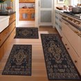 thumbnail image 2 of Floral Kitchen Rugs Sets of 3, Non Slip Kitchen Rugs and Mats Washable Farmhouse Kitchen Rugs Floral Kitchen Floor Mat Carpet Runner Rugs for Hallway Laundry Room, 2 of 12