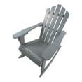 thumbnail image 4 of Patio Furniture Reclining Wooden Outdoor Rocking Adirondack chair,walnut,Outdoor Sofa, 4 of 8