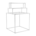 thumbnail image 1 of VEVOR Towel Rack 8-Bar Outdoor PVC Towel Holder for Poolside Spa Bathroom White, 1 of 9