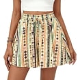 thumbnail image 3 of PRETTYGARDEN Women's Flowy Shorts Summer Fashion Beach Vacation Clothes Casual High Waist Wide Leg Ruffle Shorts, 3 of 8