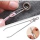 thumbnail image 2 of 2024 Dww-cord Needle Threader, 4 Pieces Needle Threader Pliers, Ribbon Needle Threader, Needle Threader Clips, Elastic Tweezers, Metal, Easy Threading, 2 of 5