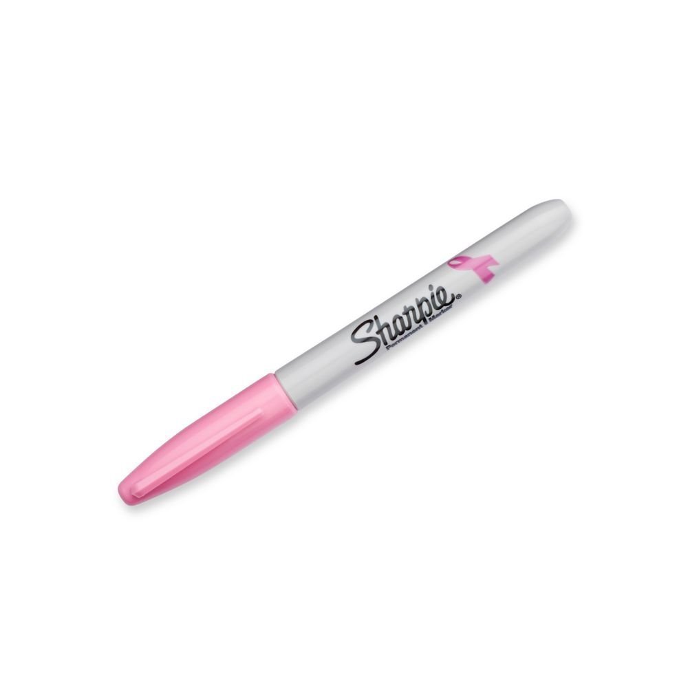 Sharpie Permanent Markers, Fine Point TCQPlfe, Pink, 12Pack