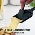 thumbnail image 4 of GreenPan Electrics Healthy Ceramic Nonstick, 3-in-1 Reversible Grill, Griddle & Raclette, PFAS-Free, Serves up to 8 People for Parties &Family Fun, Pancake Plate, 8 Mini Square Nonstick Pans& Spatulas, 4 of 5