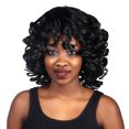 thumbnail image 1 of 35cm Black African Curly Wig High Temperature Fiber Rose Net Cap Natural Looking Heat Resistant, 1 of 8