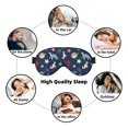 thumbnail image 7 of Naloa Sea Creatures Print Sleep Mask for Sleeper, Light Blocking Sleeping Eye Mask for Women Men, Eye Shade with Adjustable Strap for Travel, Nap,Meditation, 7 of 7