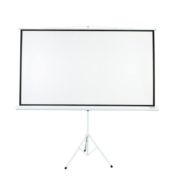 84 inch 169 White Tripod Projector HD Screen Folded Front Movie