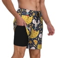 thumbnail image 3 of Daiia Mouse Cheese Mens Swim Trunks Swim Shorts Quick Dry Swim Shorts with Mesh Lining Pockets-XX-Large, 3 of 9