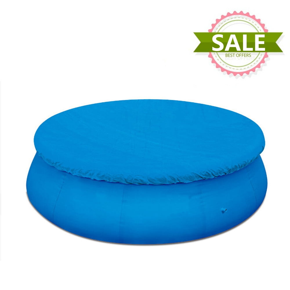HALLOLURE Pool Cover,10Foot Round Easy Set Pool Cover for Frame Pools
