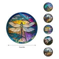 thumbnail image 4 of kjfeif 3D Colourful 5.9" Dragonfly Acrylic Modern Boho Hanging Decoration - Realistic Pattern Design - Home Decor for Wall Office Home Living Room Indoor Wall Sculptures, 4 of 5