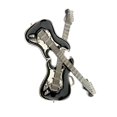 thumbnail image 1 of Estilo Vintage Western cinturón hebilla música para hombres país accesorio Texas guitarra para reemplazo fiesta regalo hombres y mujeres Yuyangstore Hebilla del cinturón, 1 of 8