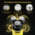 thumbnail image 2 of 5-in-1 Electric Shaver for Men - Rechargeable Rotary Razor Kit with Beard Trimmer, Nose Hair Trimmer, Facial Brush, Waterproof Wet & Dry Grooming, USB Rechargeable, 2 of 6