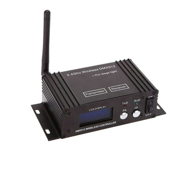 Controlador DMX 512, transmisor y receptor inalámbrico Lixada 2.4G