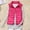 Hot Pink, variant on Teyfeniy Fall Winter Womens Oversized Puffer Vests Sleeveless Lightweight Solid Zip Up Padded Gilet Warm Coat with Pocket Outwear Cozy Fashion Down Jacket Outwear