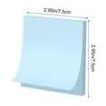 thumbnail image 3 of Yakvarog Small Sticky Notes, Post It Notes 3x3, 100 Sheets, Bright Colors, Blue Self-Stick Note Pads, Perfect for Office, Home, Study & Organization, 3 of 7