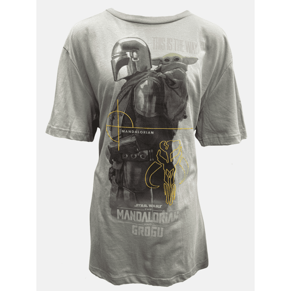 Star Wars Mandalorian Grogu Back Pack Adult Graphic Tee (Unisex), S to 2XL