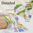 thumbnail image 2 of Watercolor Truck Flowers Pillow Covers, Linen Long Throw Pillow Case, Spring Butterflies Botanical Plaid Holiday Pillow Protector Decorative Cushion Cover for Living Room/Bedroom 12" x 20", 2 of 8