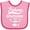 Pink and Fuchsia, variant on Inktastic Bowfishing Future Bowfisher Boys Baby Bib