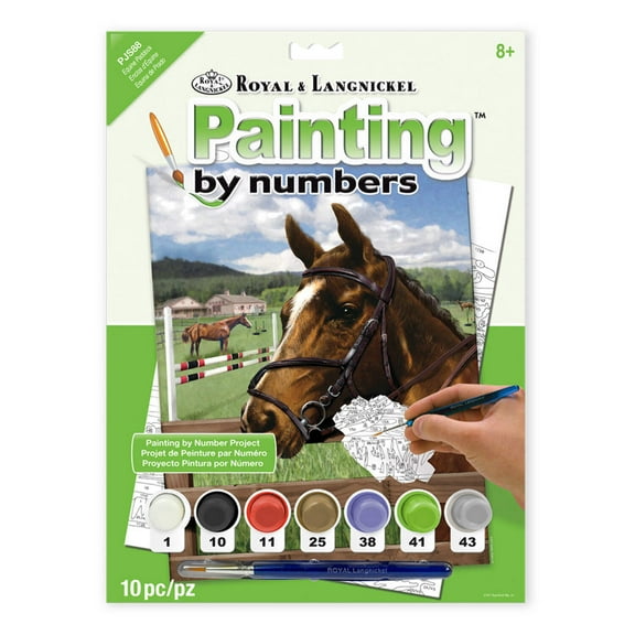Royal & Langnickel(R) Small Paint By Number Kit 8.75"X11.75"-Equine Paddock